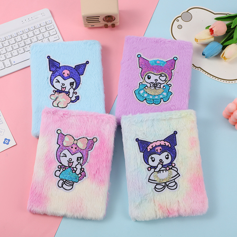 Wholesale Cartoon Plush Notebook Handmade DIY Notepad