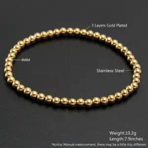 4mm / Gold