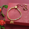 oly-fb7974cc076a4eb7ab2a63e683726cde Wholesale Gold and sier mixed immediately get rich scenic area braided bracelet