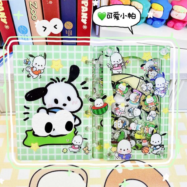 Wholesale [Pacha Dog] Original Cartoon A7 Loose-leaf Book Rocking Notebook Cute Girl Heart High-value Animation