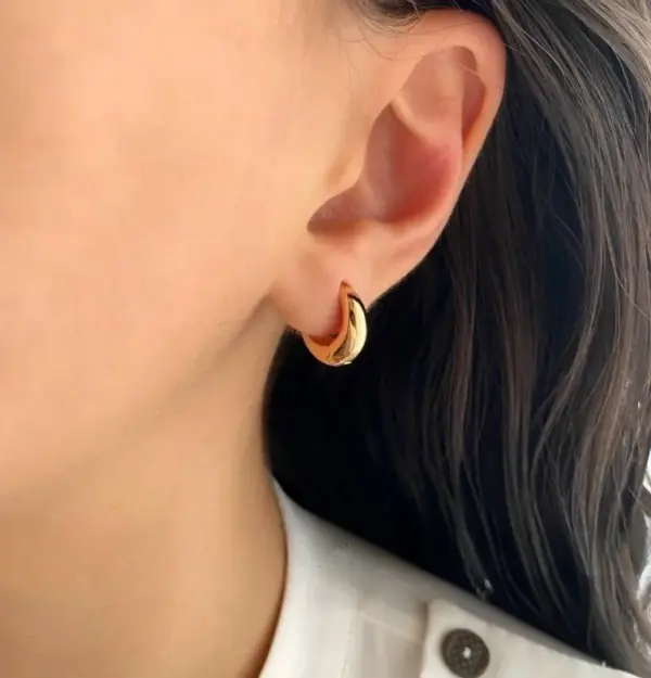 Wholesale 1 Pair Elegant Basic Streetwear U Shape 304 Stainless Steel Earrings