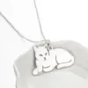Wholesale Jewelry Fashion Cat 201 Stainless Steel 18K Gold Plated Plating Stainless Steel Necklaces