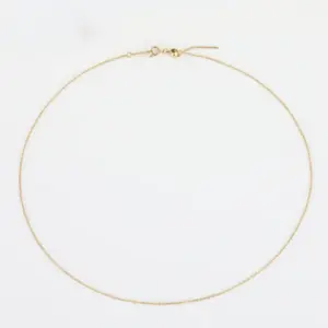 PVD Coated 14K Gold Real Gold Plated U Shape Stainless Steel Simple Style Waterproof Non Tarnish 304 Stainless Steel Necklace
