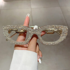 Champagne Frame White Diamond