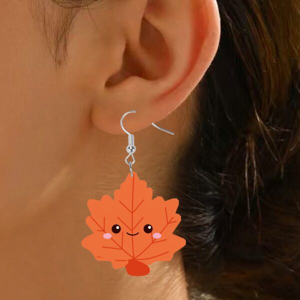 oly-fb917c96d452deab36b0476739771ff0 Wholesale Leather Fall Thanksgiving Maple Pumpkin Earrings