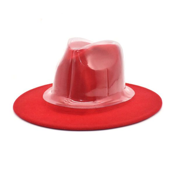 Wholesale Pvc Plastic Hat Holder Woolen Hat Hat Straw Hat Protection Transparent Hat Holder Dome Flat Top Hat Holder