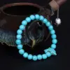 Wholesale Retro Color Block Dolphin Natural Stone Turquoise Women's Bracelets 1 Piece