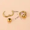 Wholesale Moon 304 Stainless Steel Stainless Steel Earrings