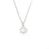Wholesale Jewelry Fashion Lotus Stainless Steel Necklace