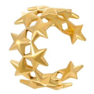 18K Real Gold Stars WG-1447