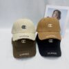 Wholesale Internet celebrity embroidered letters destroyed edging hat travel baseball cap retro hard top small baseball cap 2024 spring and autumn
