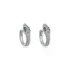 Wholesale Fashion Snake Copper Plating Zircon Earrings 1 Pair
