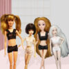 Wholesale Doll dress-up clothes underwear pajamas 30cm Super Model 6 points suitable for lace cloth baby clothes
