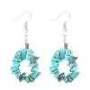 Vintage Style Geometric Alloy Plating Artificial Gemstones Earrings