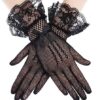 Wholesale Full-finger fishnet lace gloves
