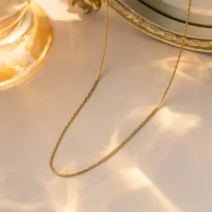 03-Hanging Round Bamboo Section 40+5cm-Gold / Individually Packaged