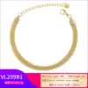 Wholesale PVD Coated Geometric Stainless Steel Elegant Waterproof Non Tarnish Bracelets