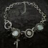 oly-fc0f3cbeb0de77f0dd309c4ed3231f4e Wholesale Y2g black memories button star necklace heavy industry girl sweet cool Asian culture exaerated gothic punk clavicle chain