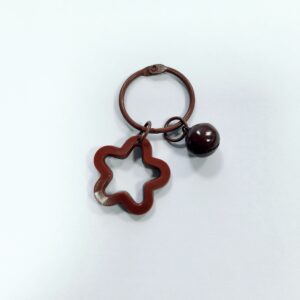 Coffee five-pointed star + card ring +14 Bell