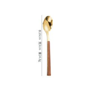 FMW-golden dessert spoon
