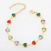 Wholesale Jewelry Elegant Classic Style Heart Shape 304 Stainless Steel Plating Bracelets Anklet Necklace