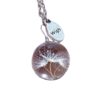 Wholesale Cross-border foreign trade real dandelion seed wishing bottle beauty handmade lucky flower glass necklace