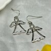 Wholesale Christmas Stocking Snowflake Earrings