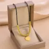 Wholesale Real Gold Plated 304 Stainless Steel Electroplating Rhinestones Geometric Bear Heart Shape Inlay Retro Cable Chain Necklace For Women'S
