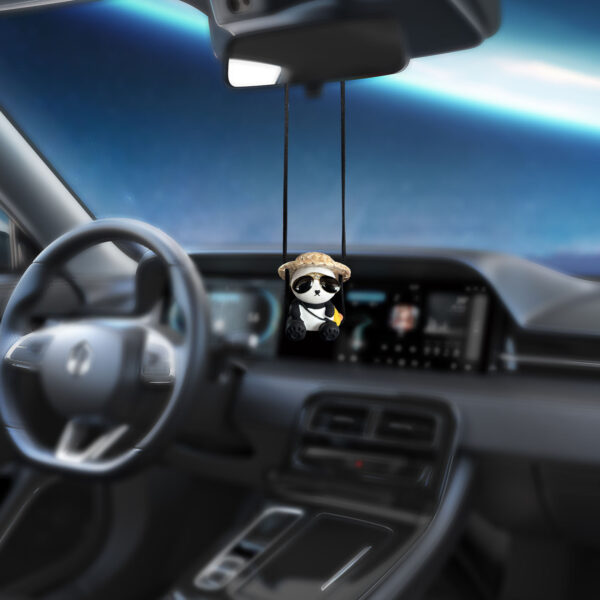 oly-fc3782fce216dee3c121b86661cf2029 Wholesale Straw hat, sunglasses and panda car decoration pendant