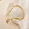 Wholesale Jewelry Simple Style Commute Geometric Imitation Pearl Copper Bracelets