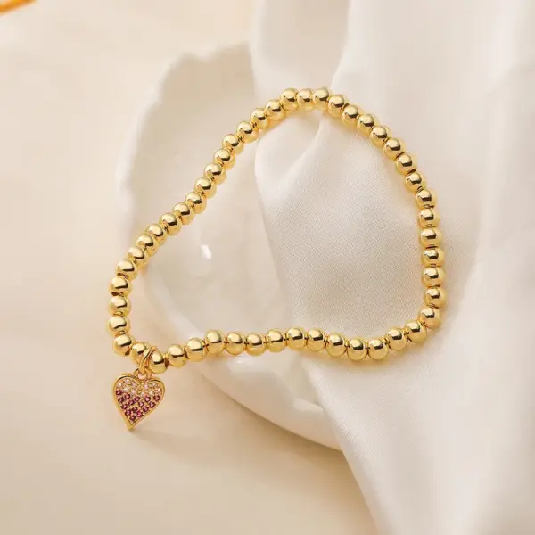 Wholesale Jewelry Simple Style Commute Geometric Imitation Pearl Copper Bracelets
