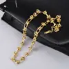 Wholesale PVD Coated 18K Real Gold Plated Knot 304 Stainless Steel Hip-Hop Waterproof Non Tarnish Necklace