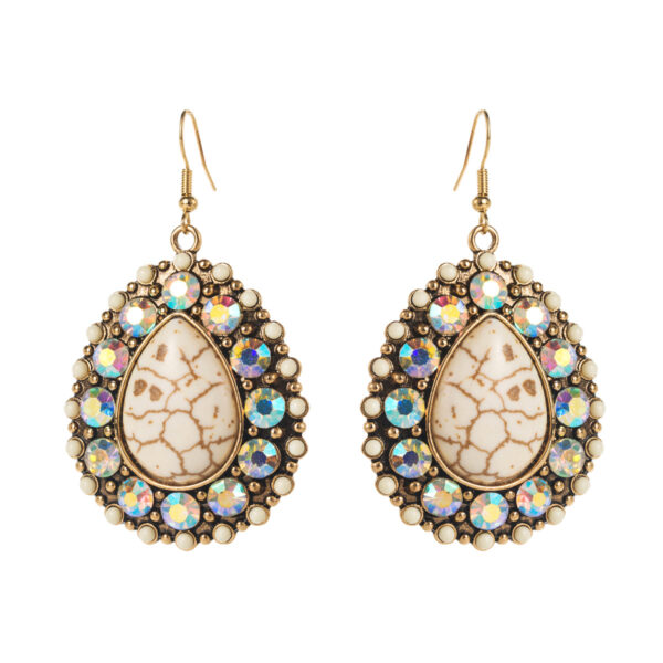 oly-fc4cf73cb2276cf8641fc81fa3af448e Wholesale White and turquoise earrings