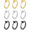 Wholesale PVD Coated 18K Gold Real Gold Plated Solid Color 304 Stainless Steel Simple Style Waterproof Non Tarnish Ear Cuffs