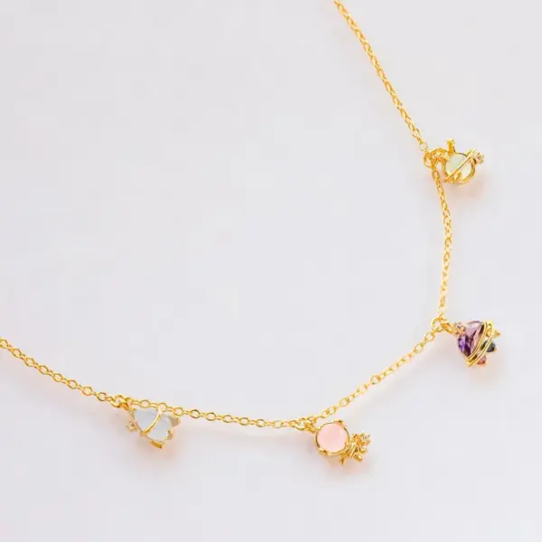 Wholesale Brass Plating Cartoon Character Copper Necklaces