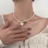 Wholesale Elegant Heart Shape Imitation Pearl Women's Necklace