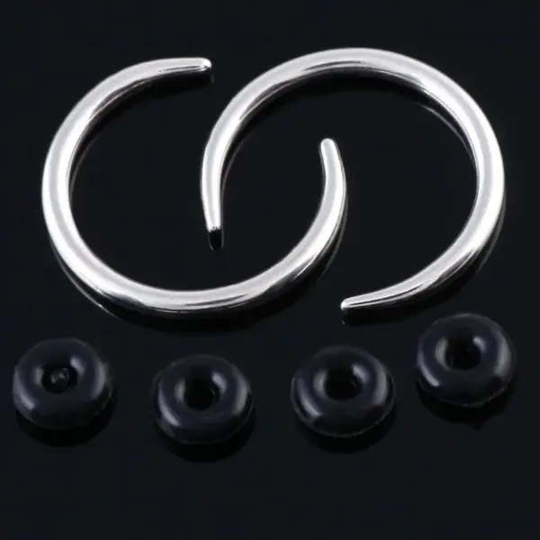 Simple Style U Shape Stainless Steel Plating Earrings 1 Piece Nose Pin