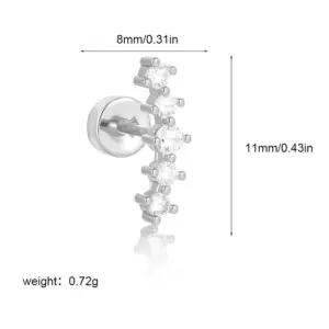 Silver 5Zircon G048_20