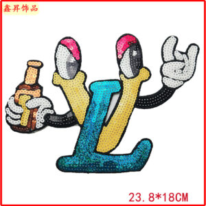 #9 cute English letters 23.5*18cm