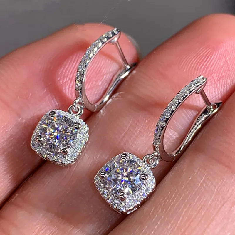 Wholesale New Exquisite Micro-inlaid Zircon Wild Ear Buckle European And American Copper Ear Aessories