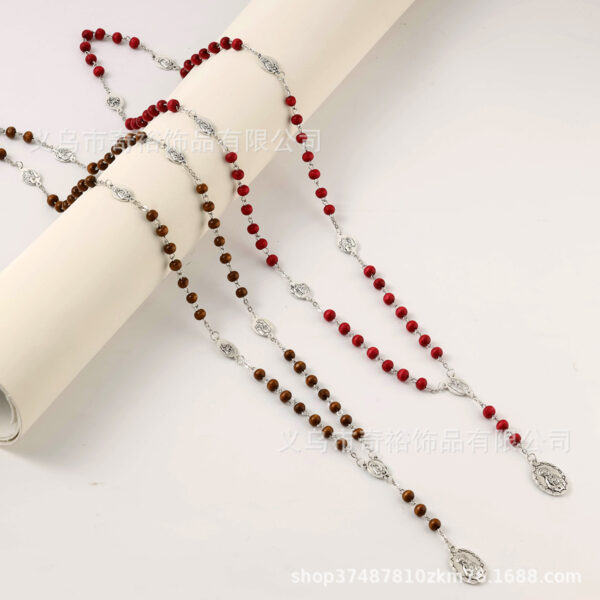 Wholesale Cross-border Seven Bitter Rosary Necklace