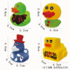 Wholesale Cross-Border Hot-Selling Halloween Vinyl Duck Baby Bathing and Playing in the Water Little Yellow Duck Factory Direct Delivery Supports Customization