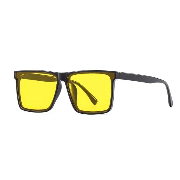 Wholesale GM square larized sunglasses men's TikTok Same Style Sunglasses UV-proof strong light sunset color
