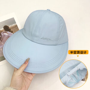 Wholesale Sunshade and Sunscreen Hat Women's Summer Oversized Brim Lightweight Breathable Quick-drying Duck Tongue Hat UV Protection Sun Hat