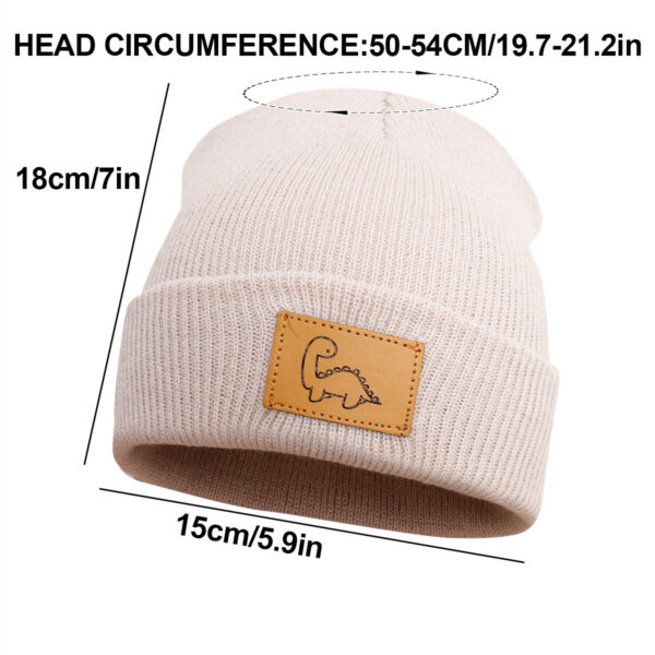 Wholesale Children's Autumn and Winter Knitted Hats Amazon European and American New Baby Warm Woolen Hats Fashionable Versatile Pullover Hats