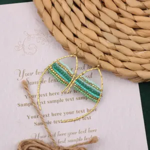 Style 9 (with the Same Earrings for Sale)-Asymmetric [Green 】