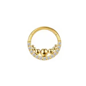 Side Diamond Welding Ball 1.2 * 8mm / Gold