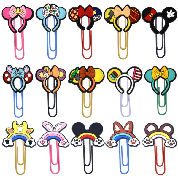 Wholesale Random 50pcs Creative Gift Student Paper Clip Bookmark OLY Exclusive