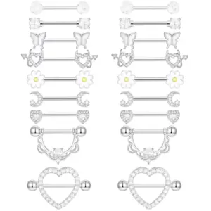 White 18 Pieces Per Set