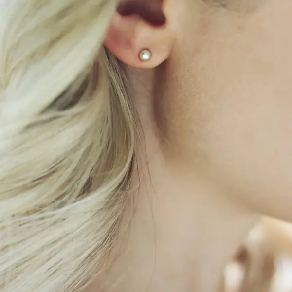 Wholesale 1 Pair Fashion Geometric Plating 304 Stainless Steel Artificial Pearls Stainless Steel Earrings